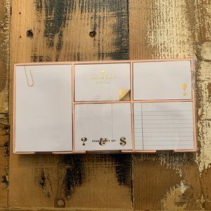 Kate Spade Strike Gold Sticky Note Set